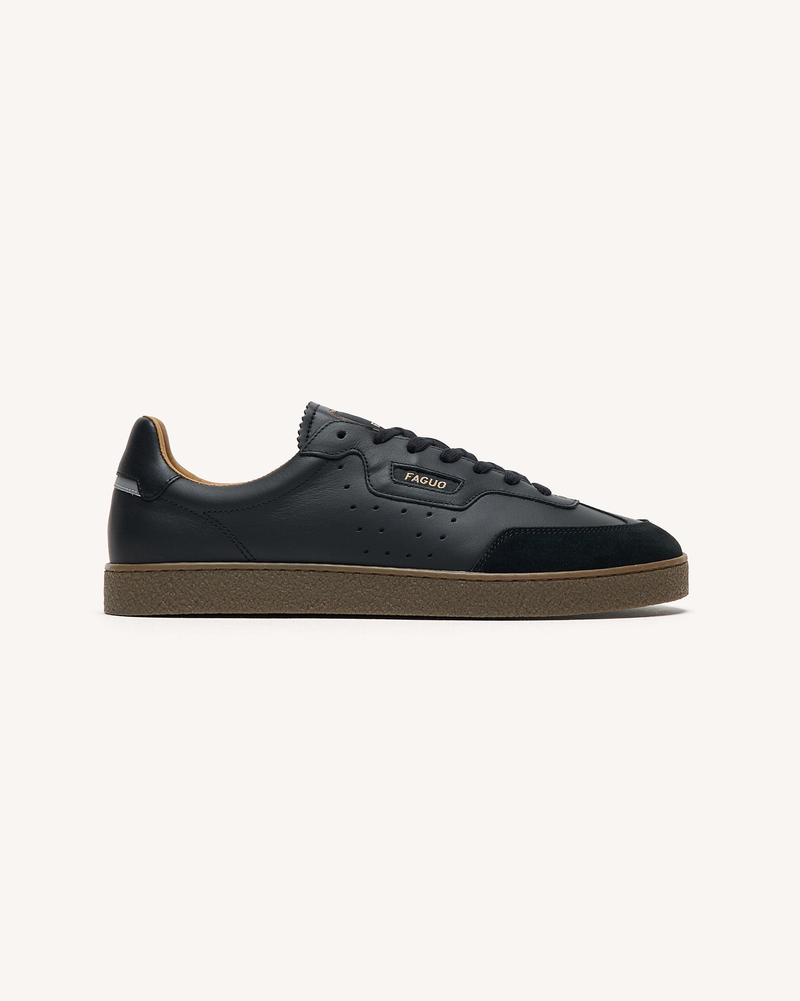 Baskets basses en cuir, FAGUO