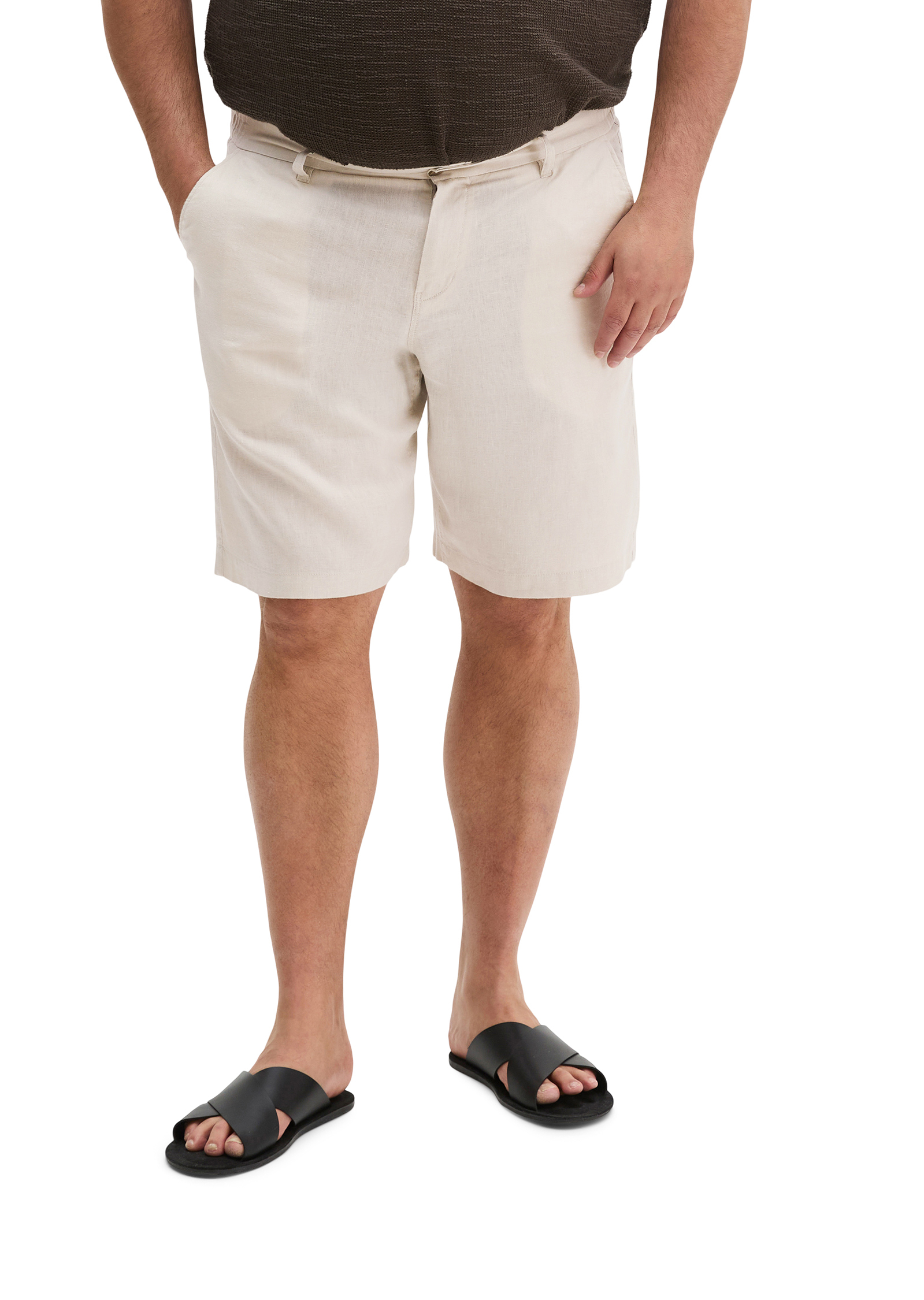 Short modèle Reso Jogger regular en pur lin, MARC O'POLO