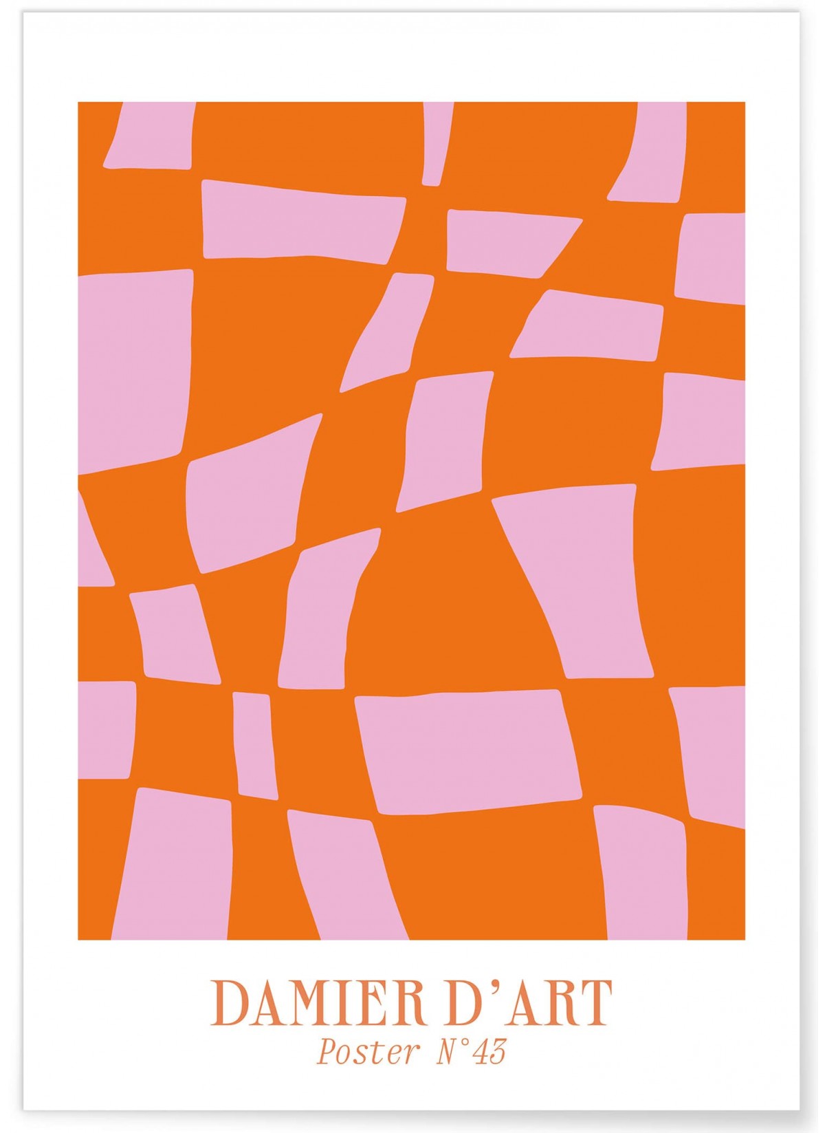 Affiche Damier d'art, L'AFFICHERIE