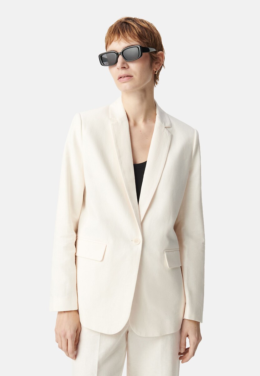 Veste Légère IKKS En Coton Beige – Taille 38/40 – Excellent état