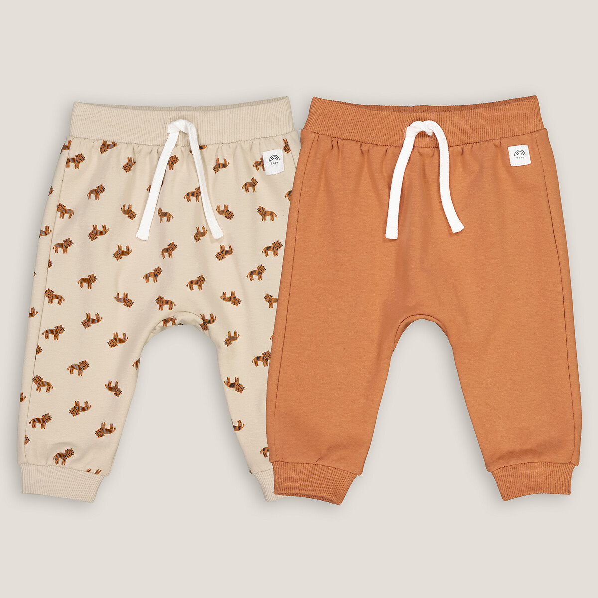 Pack of 2 Joggers in Cotton
