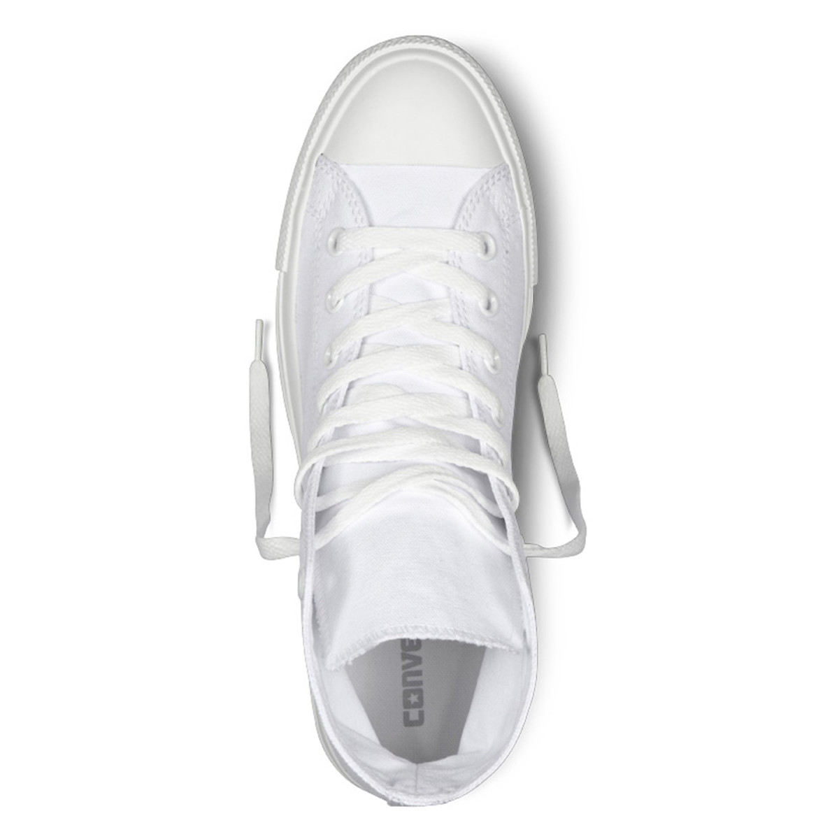 Chuck taylor all star mono canvas hi high top trainers white Converse La Redoute