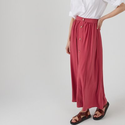 Buttoned Full Maxi Skirt LA REDOUTE COLLECTIONS