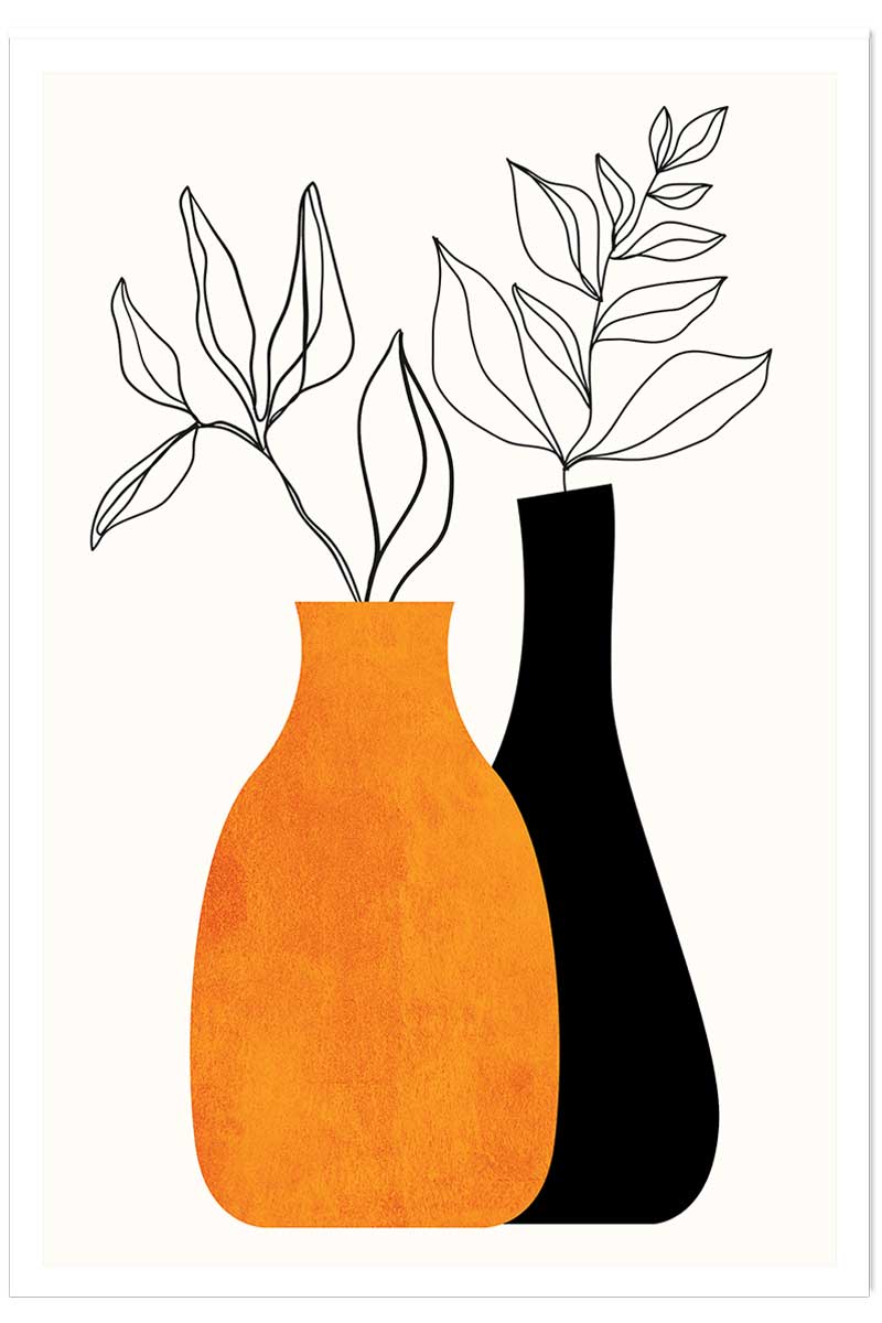 Affiche fleurs ""plante"", HEXOA