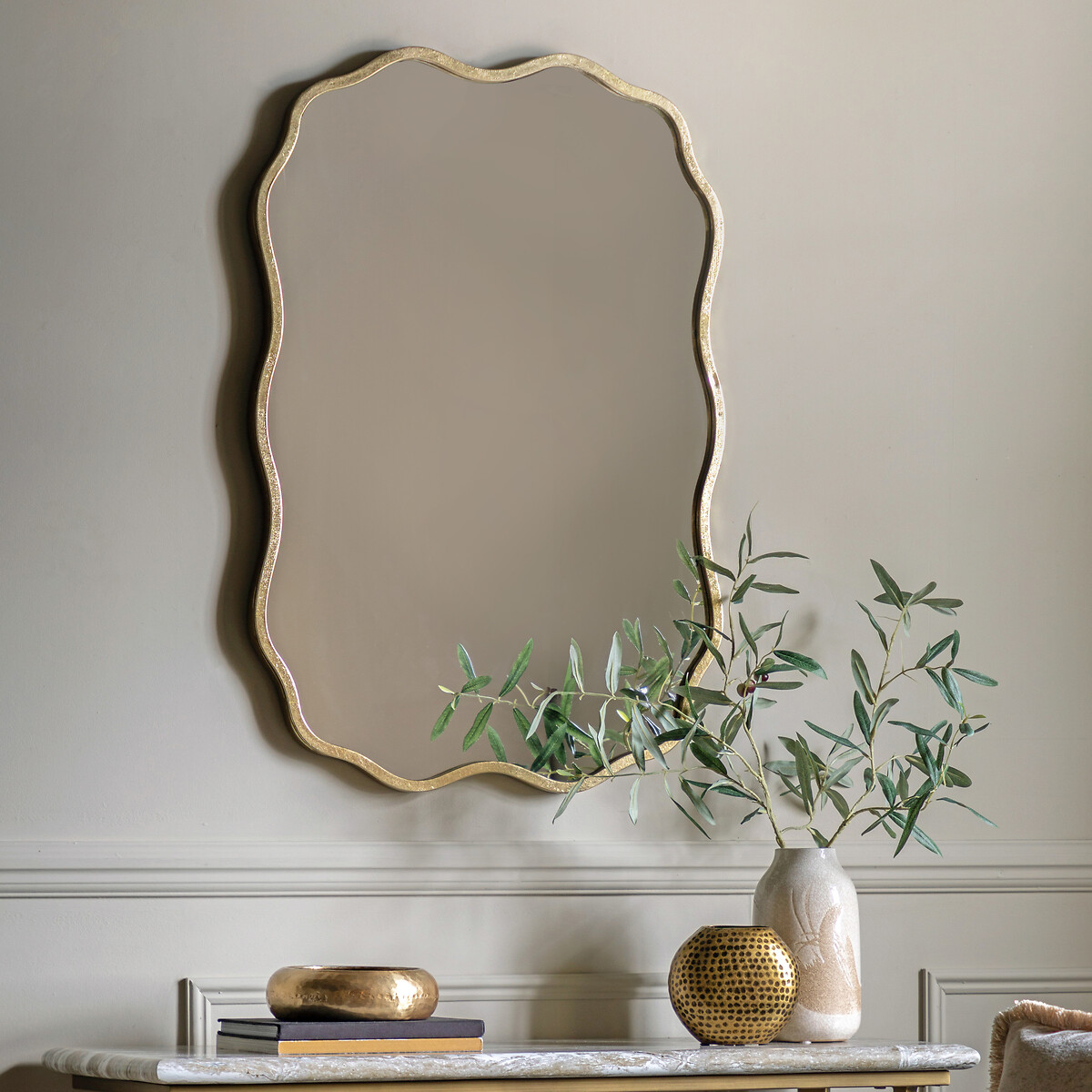 65x95cm Spence Contemporary Mirror Gold, ÉDITÉ