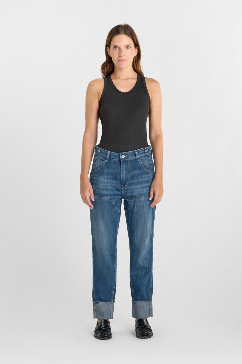 Jeans loose, large 400/60 girlfriend , longueur 34, LE TEMPS DES CERISES