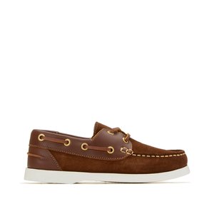 Kids Suede Boat Shoes LA REDOUTE COLLECTIONS image