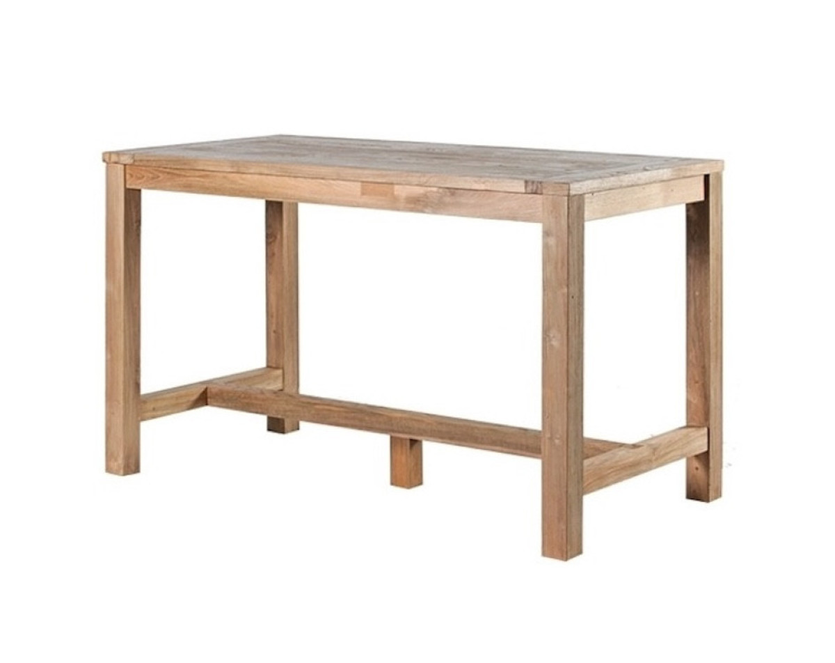 Table haute en teck recyclé - MAJORCA, MATHI DESIGN
