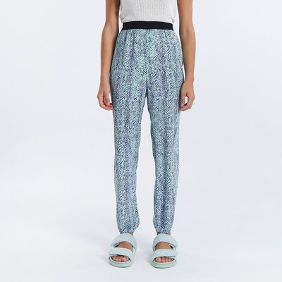 Printed Loose Fit Trousers with Elasticated Waist LILI SIDONIO