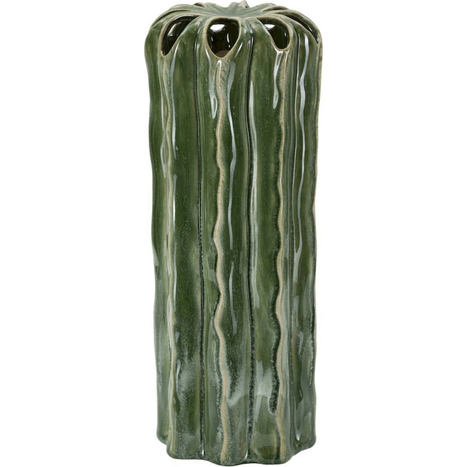 Vase cactus en céramique brillante MODERN, RECOLLECTION