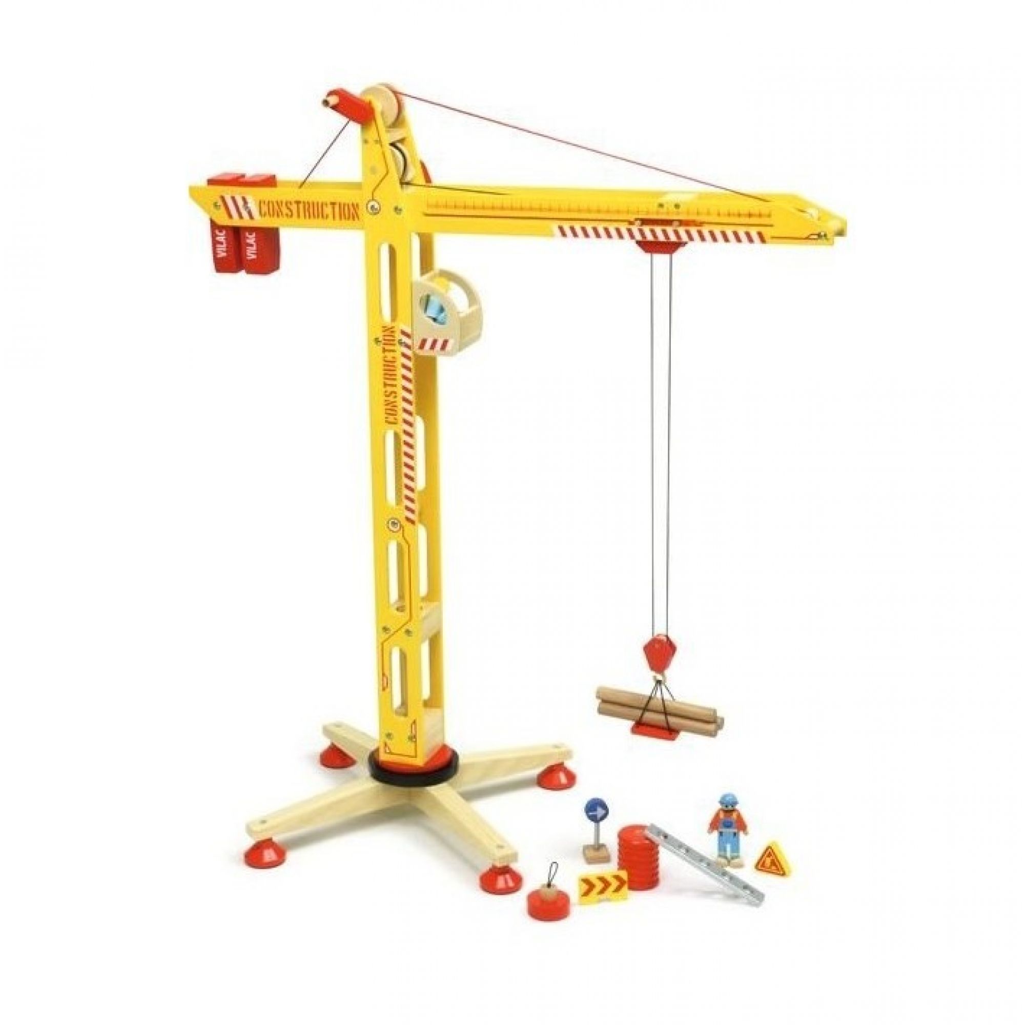 Grande grue en bois Vilacity, VILAC