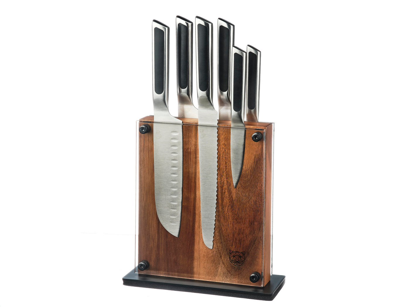 Lot de 7 couteaux de cuisine en inox, NUDE, BJORN