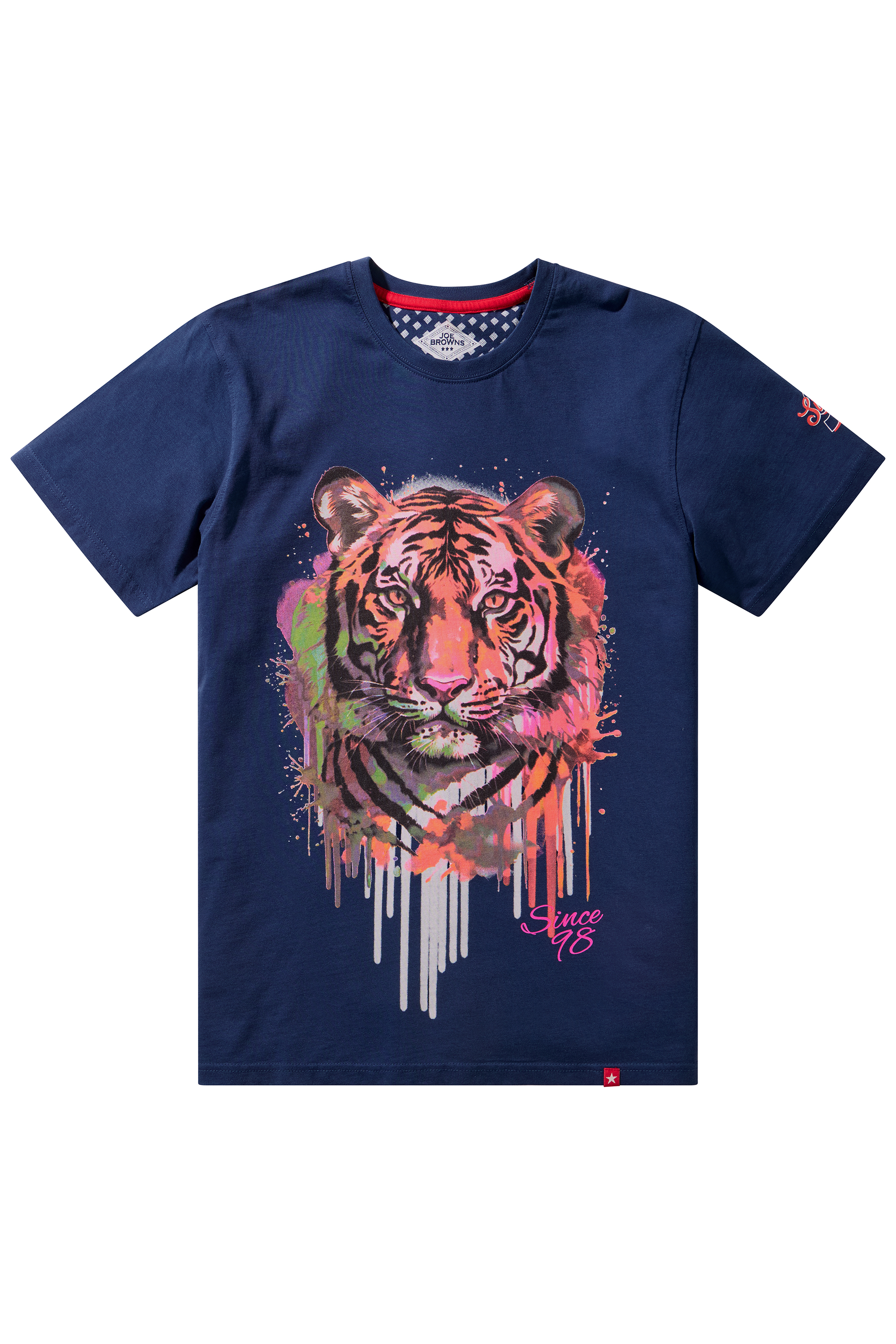 T-shirt graphique tigre peint, JOE BROWNS