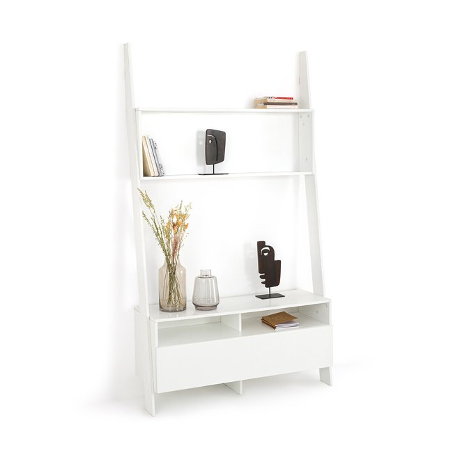 Domeno Painted Ladder-Style TV Unit, white, LA REDOUTE INTERIEURS