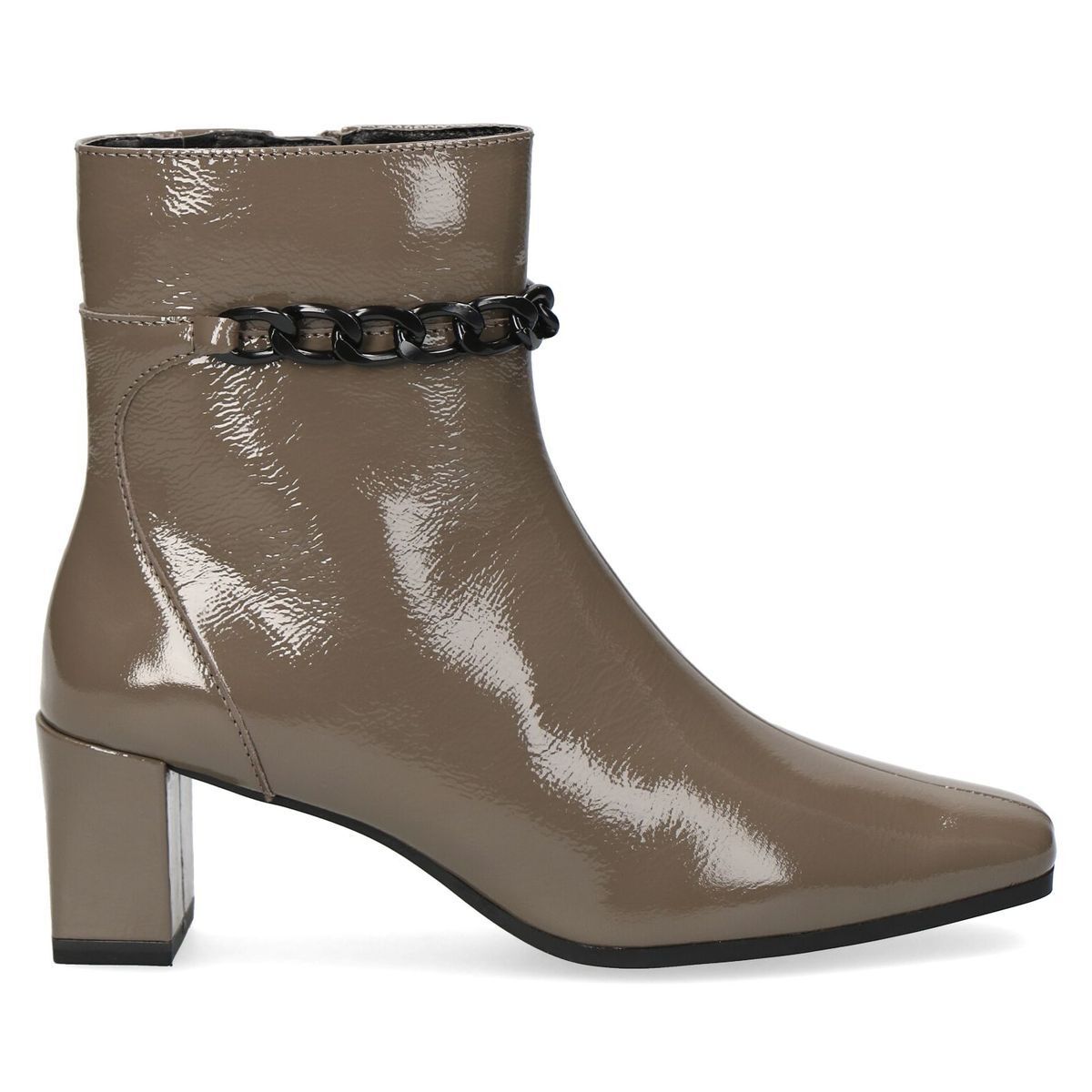 bottines caprice marron