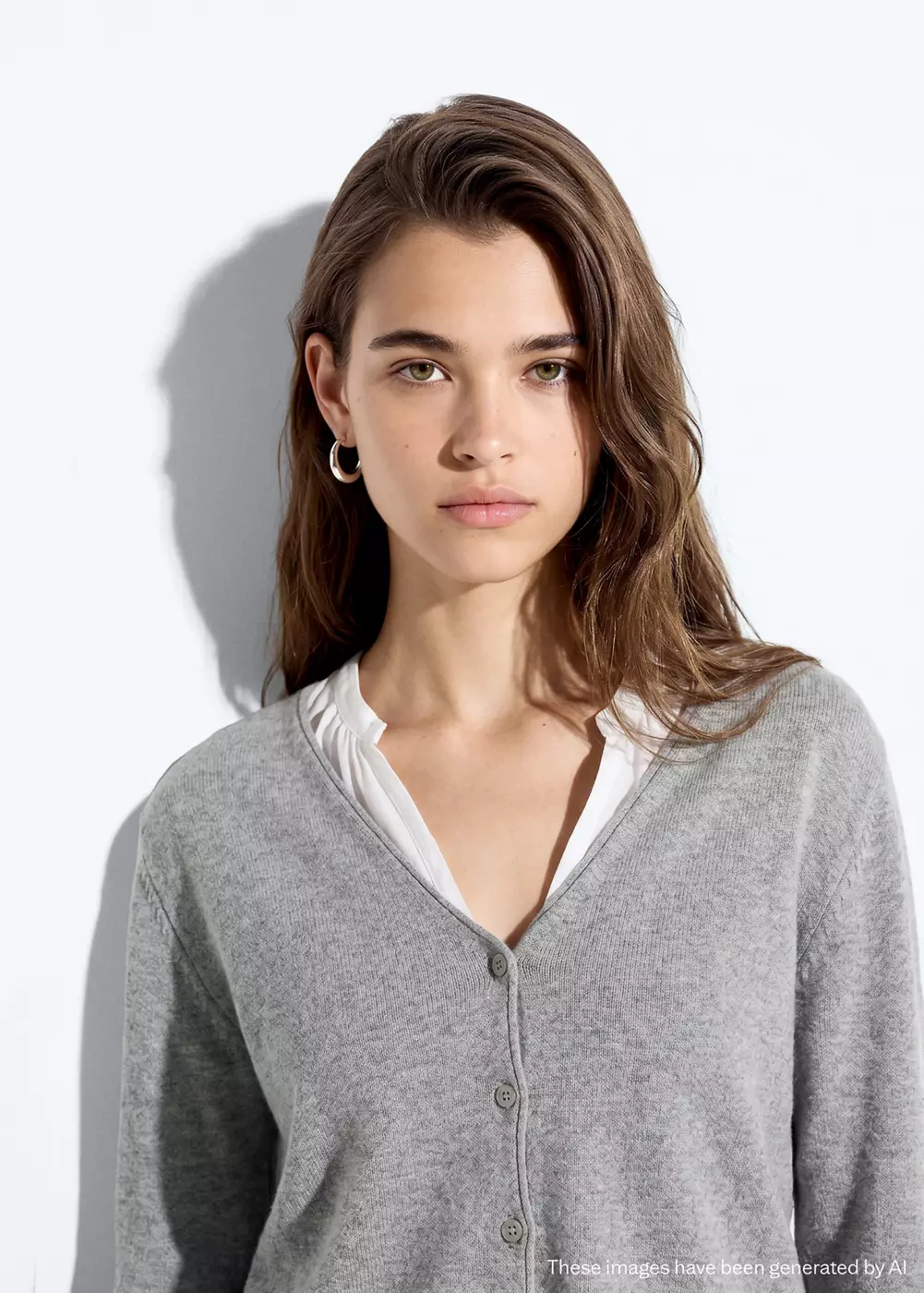 Cardigan maille col V, MANGO TEEN