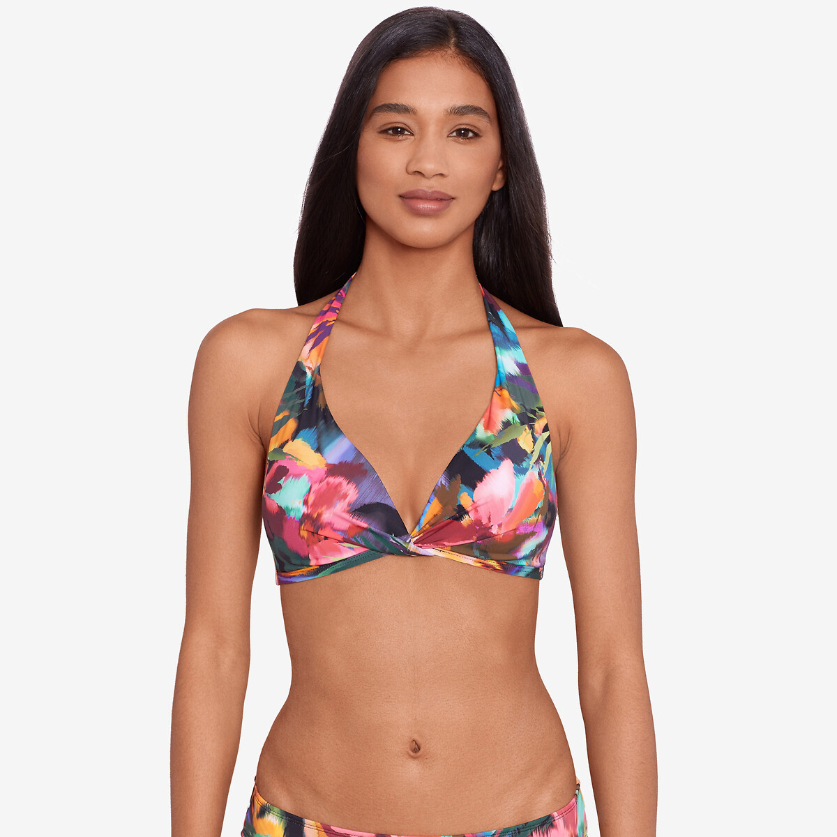 Jungle Paradise Bikini Top in Floral Print