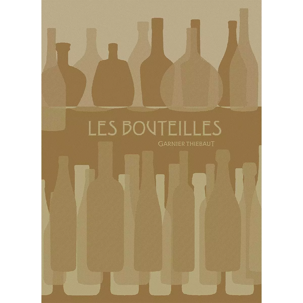 Torchon pur coton LES BOUTEILLES, GARNIER THIEBAUT