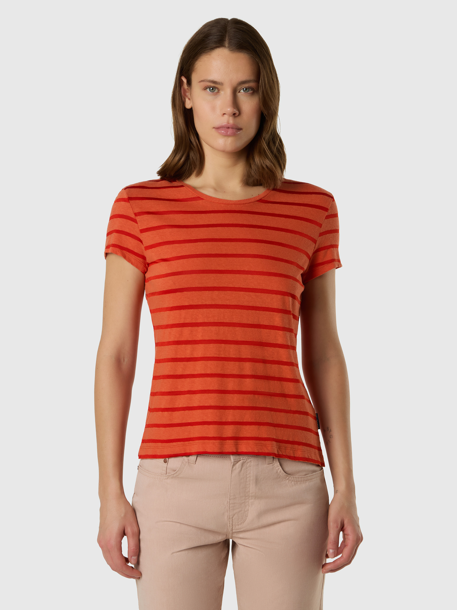 T-shirt rayé en forme de slub, NORTH SAILS