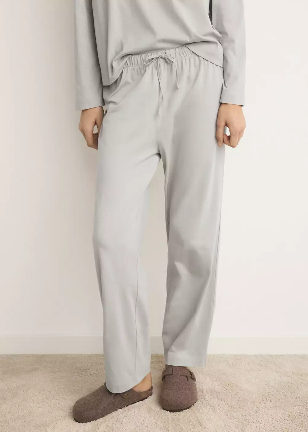 Pyjama deux pièces coton uni, MANGO