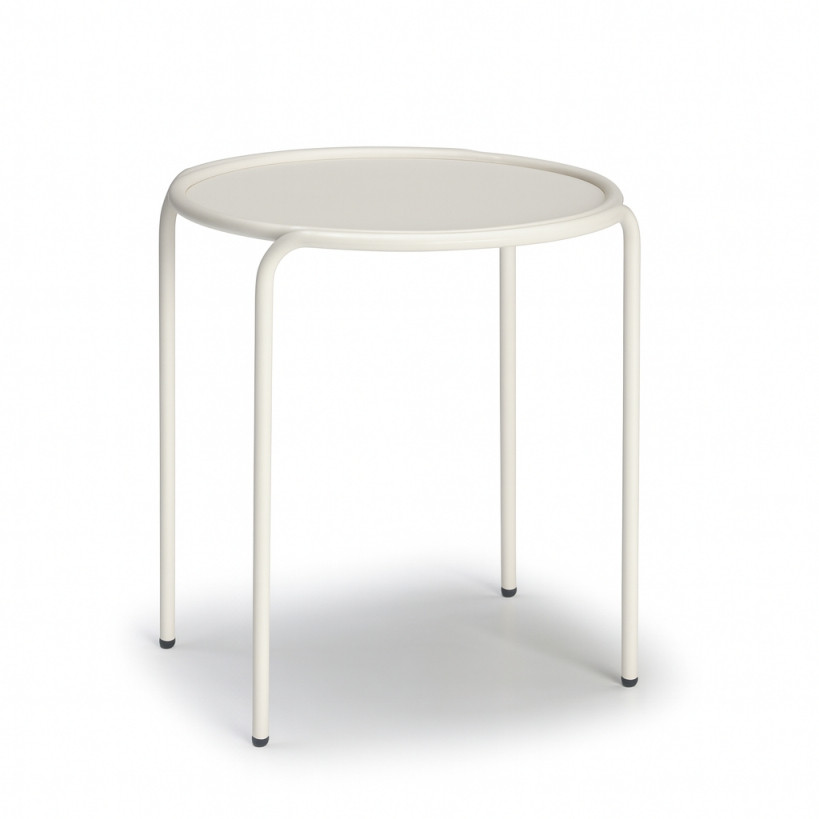 Table d'appoint ronde en métal, L.49 , DRESS CODE, SCAB DESIGN