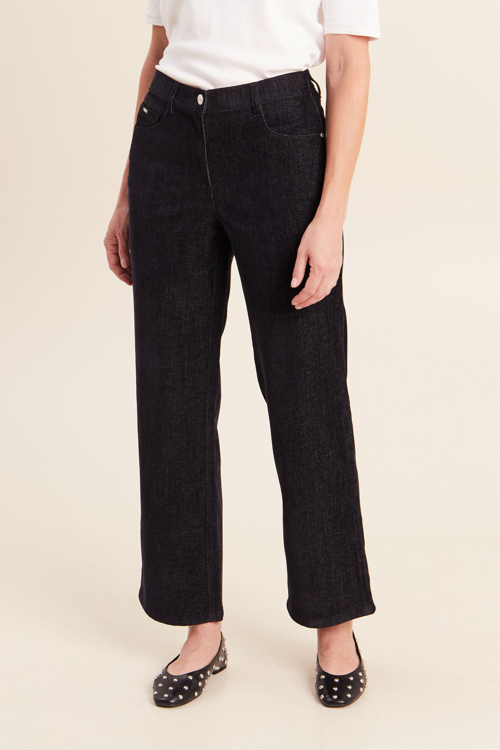 Jean taille haute en velours, BREAL