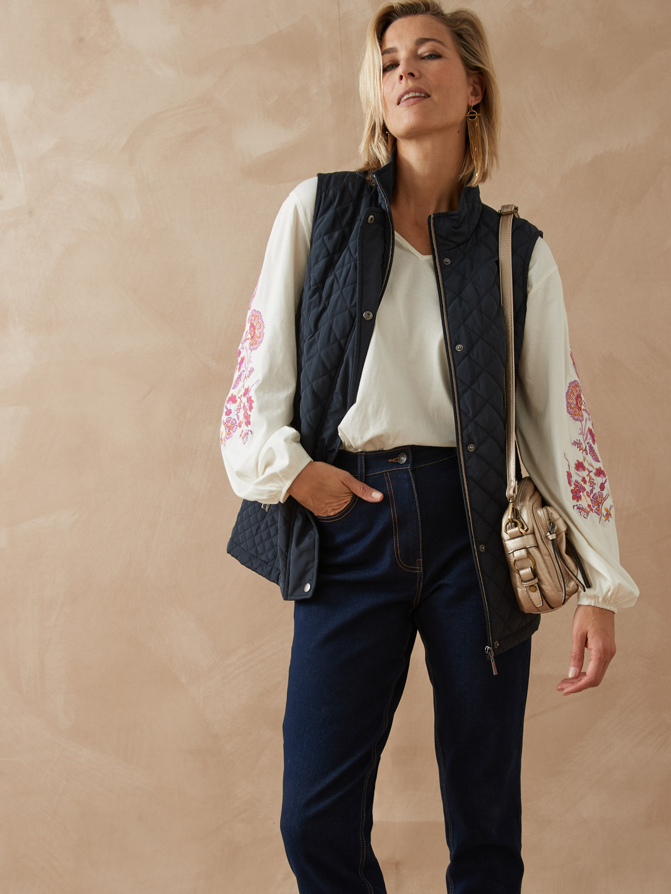 Parka sans manches matelassée déperlante, DAXON