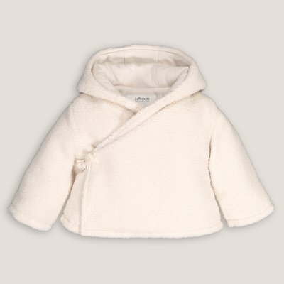 Пальто утепленное с капюшоном из искусственного меха LA REDOUTE COLLECTIONS