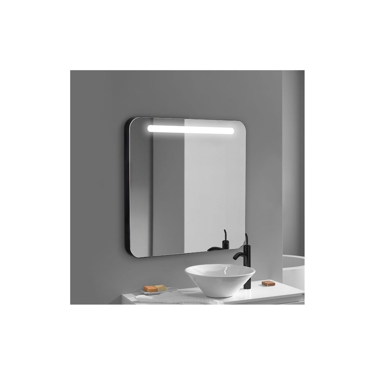 Miroir LED 120x60 cm, Nova
