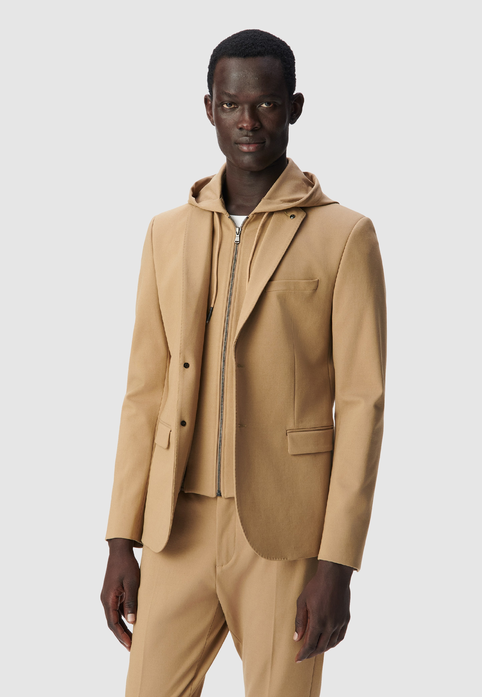 Veste de costume maille capuche, IKKS