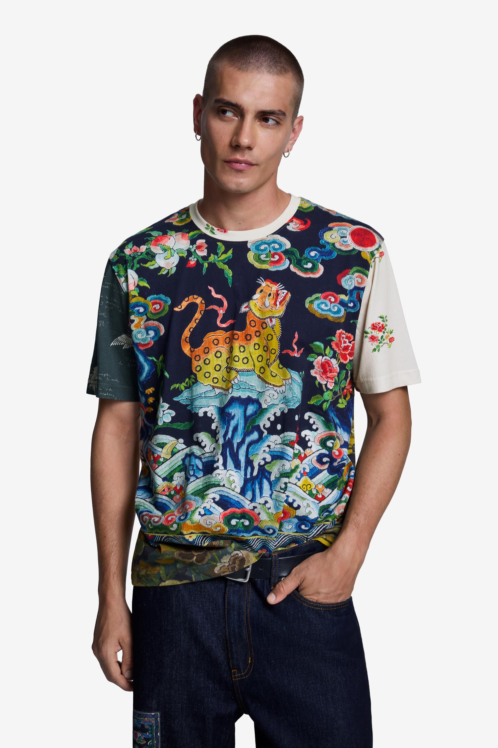 T-shirt imprimé, DESIGUAL