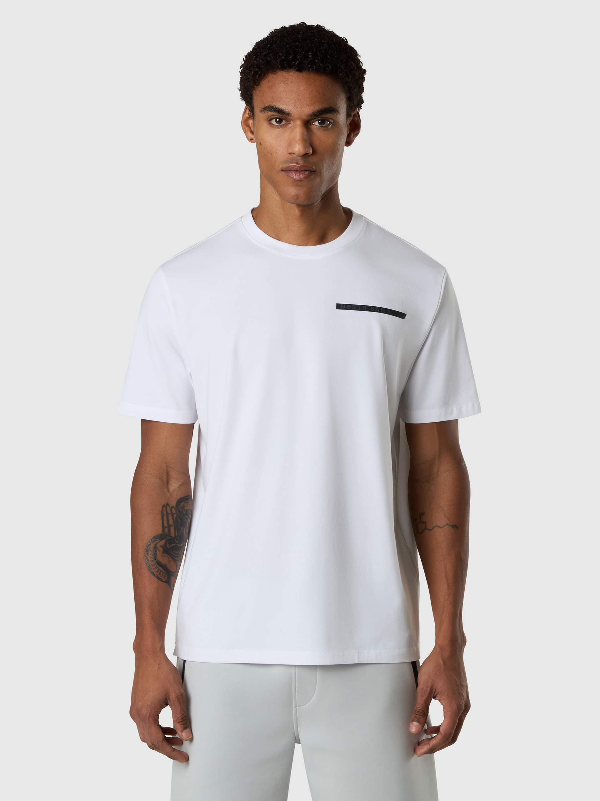 T-shirt avec des lettres North Sails en relief, NORTH SAILS