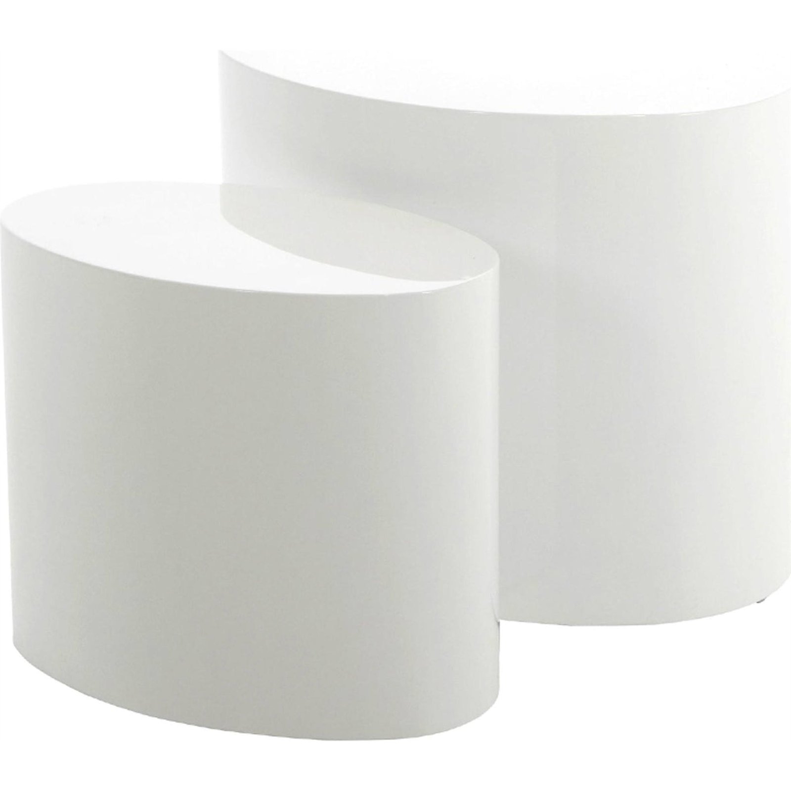 Lot de 2 tables basses gigognes PLOMIN, RECOLLECTION
