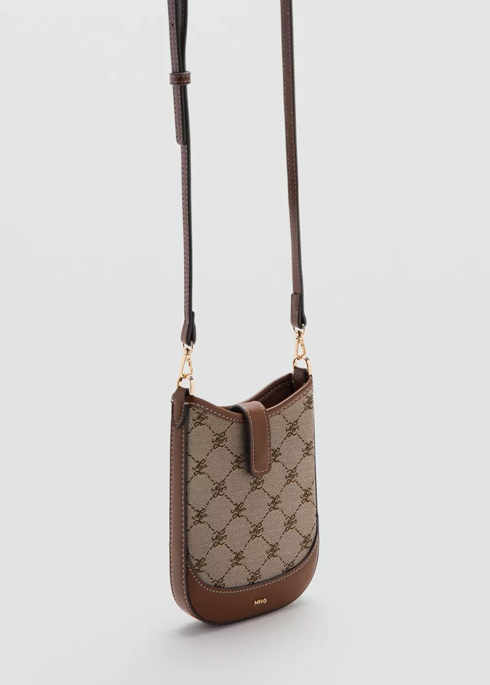 Housse téléphone portable logo jacquard, MANGO