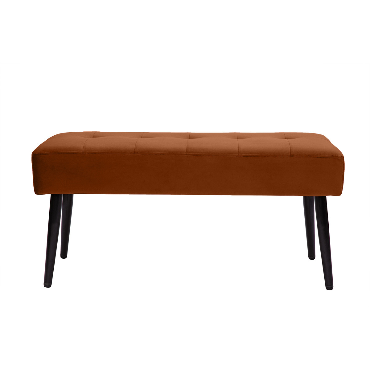 Banc scandinave capitonné L96 cm GUESTA, MILIBOO