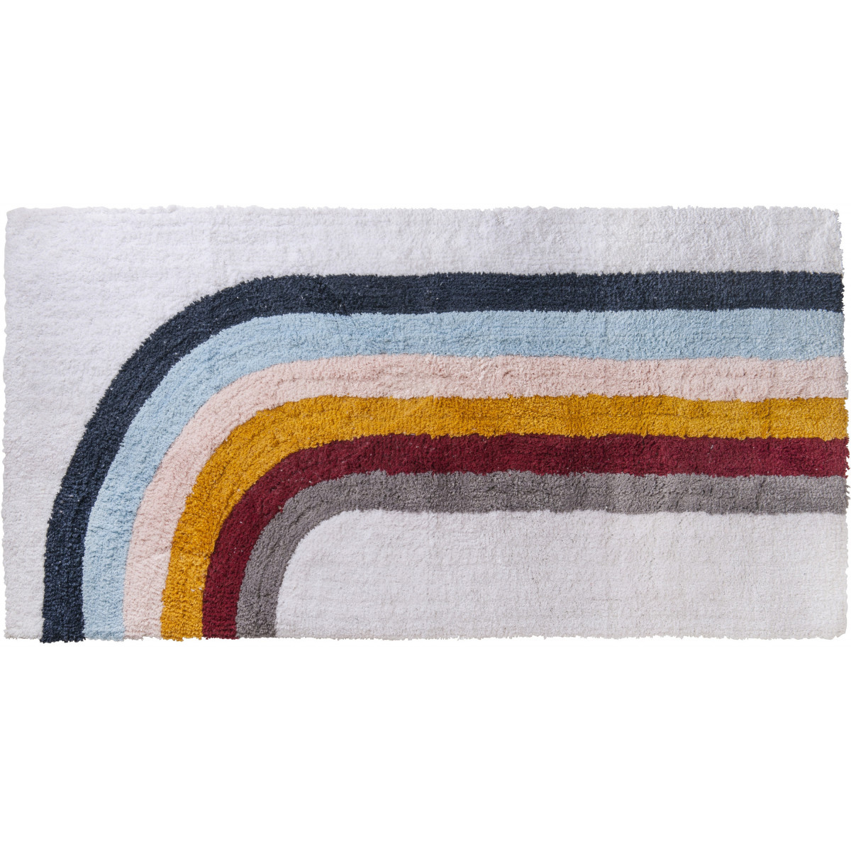 Tapis enfant en coton tufté arc-en-ciel ARC EN CIEL, GUY LEVASSEUR
