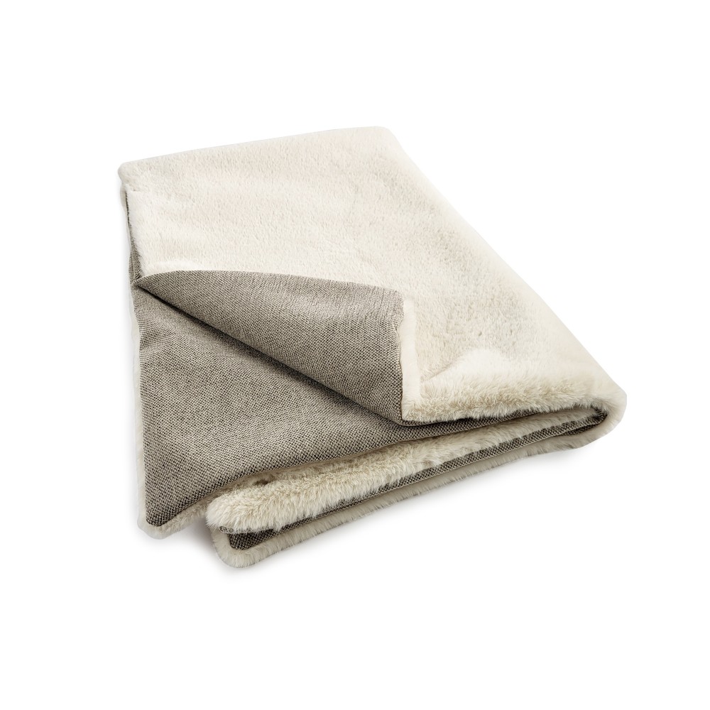 Couverture en tissu imitation fourrure, NATION, BAGANE