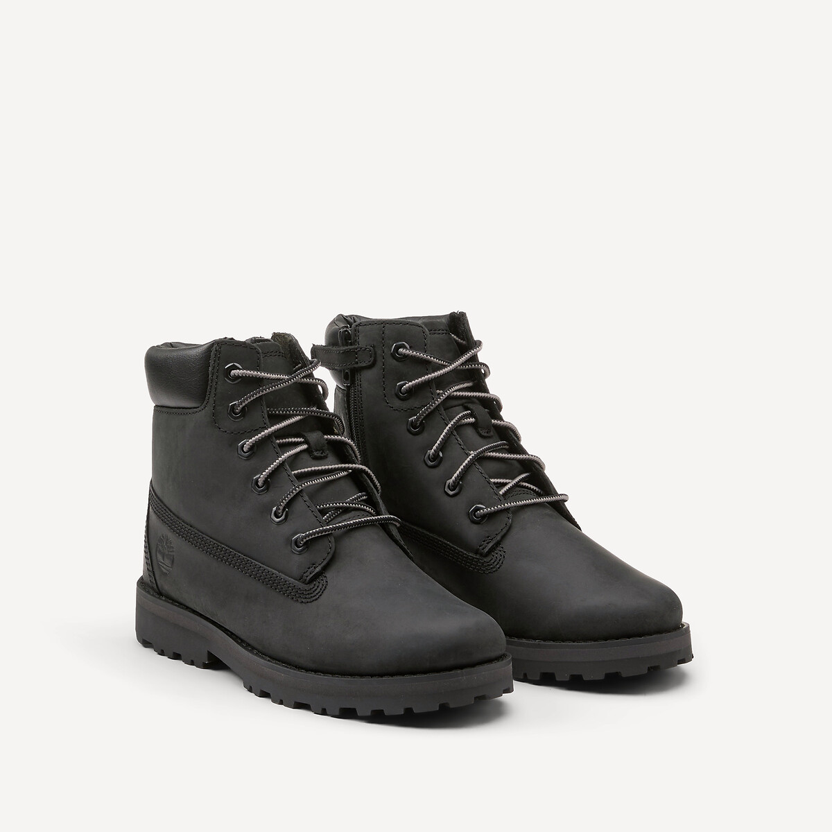 Bottines en cuir, à lacets et zippées, COURMA KID MID LACE, TIMBERLAND