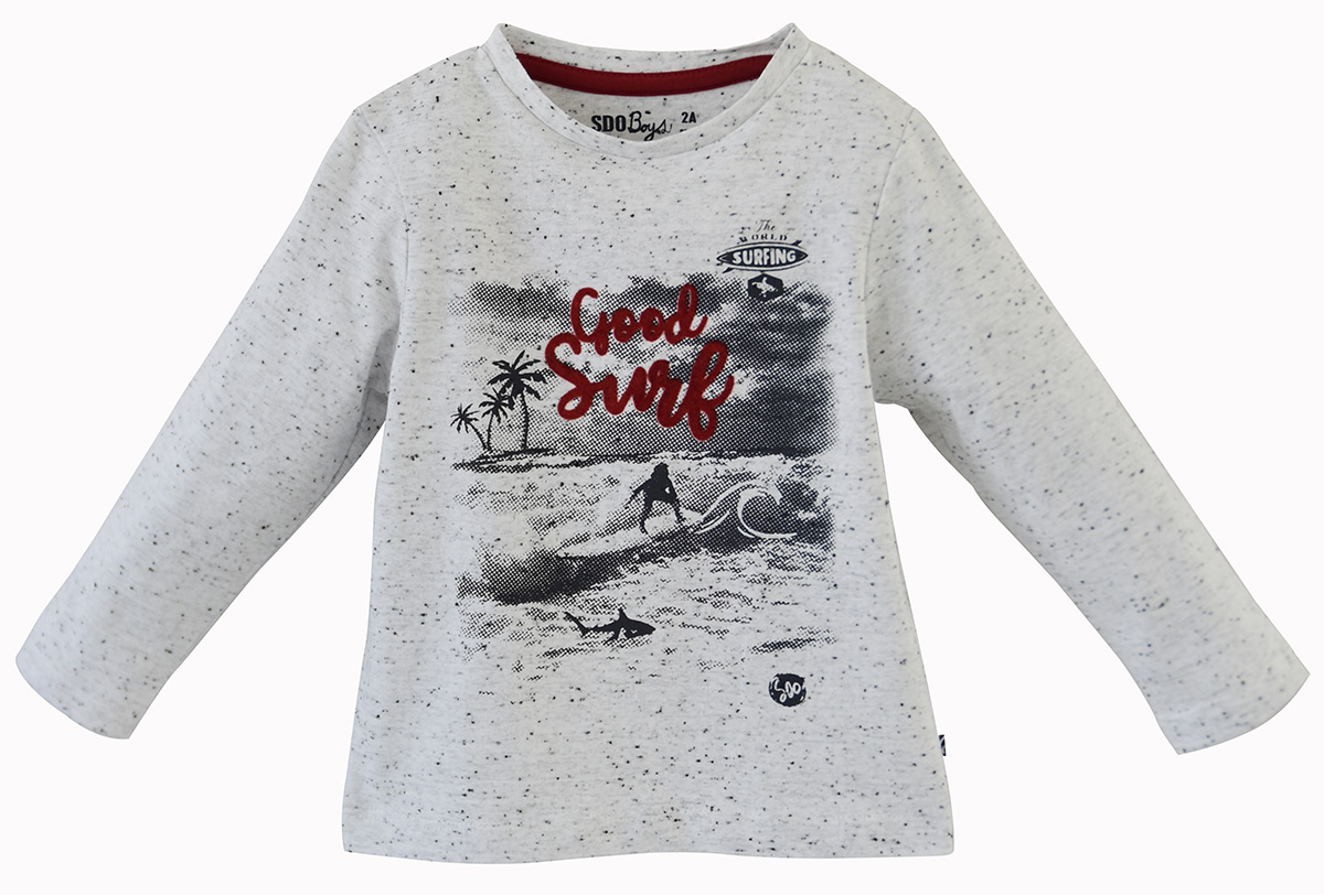 Tee shirt manches longues garcon, SUCRE D'ORGE