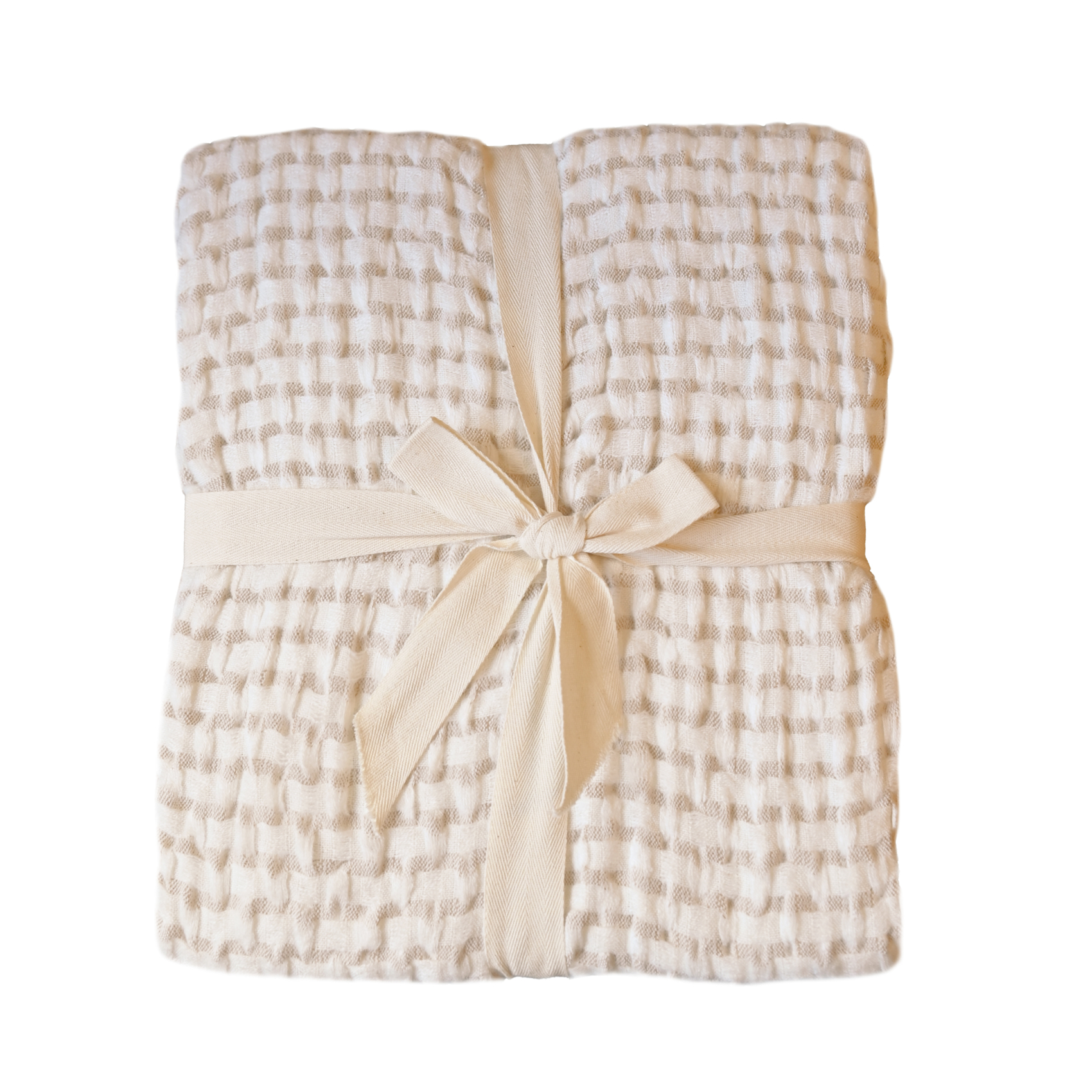 Plaid doux - Effet gaufré - QABANE, HOME MAISON