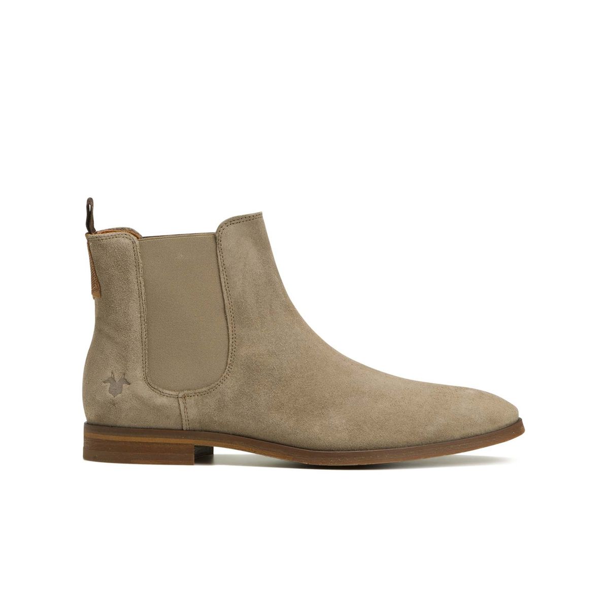 Chelsea boots croûte velours connor 5 Kost | La Redoute
