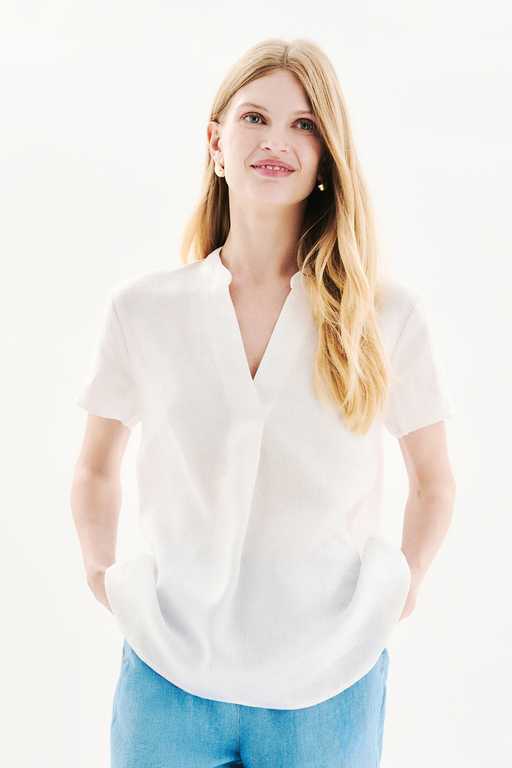 Blouse ample en lin KATB, CAROLL