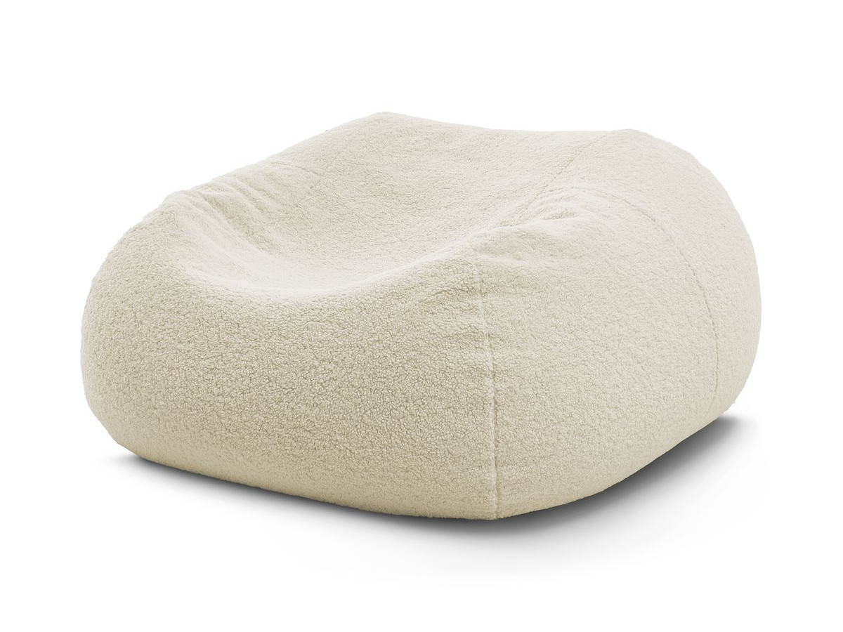 Pouf tissu bouclette, VOLTAIRE, BOBOCHIC