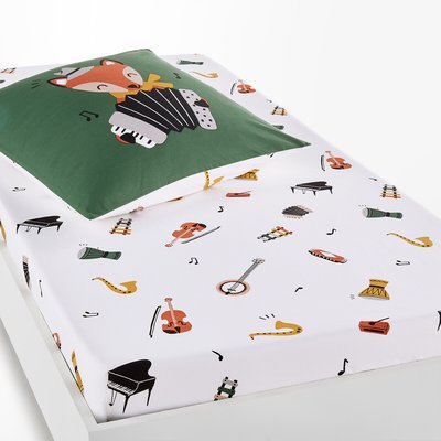 Swinggy Musical 100% Cotton Fitted Sheet LA REDOUTE INTERIEURS