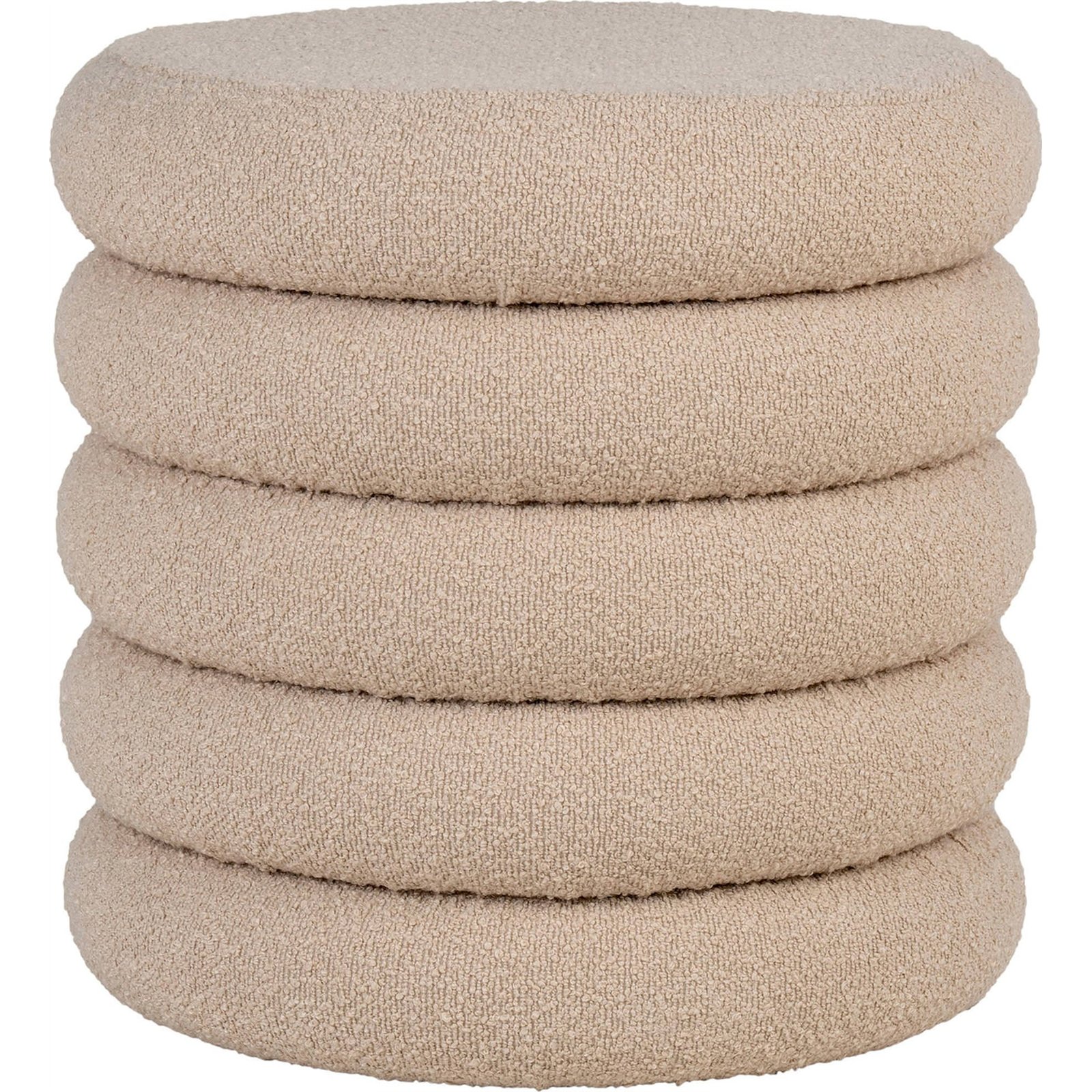 Pouf coffre bouclette collection SUREFIA, RECOLLECTION