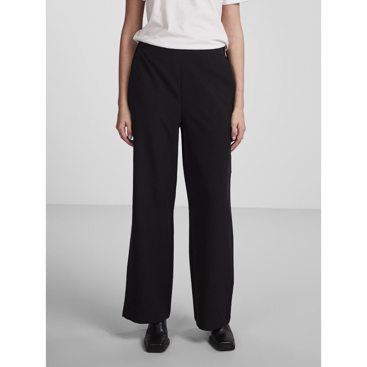 Pantalon noir best sale bande blanche