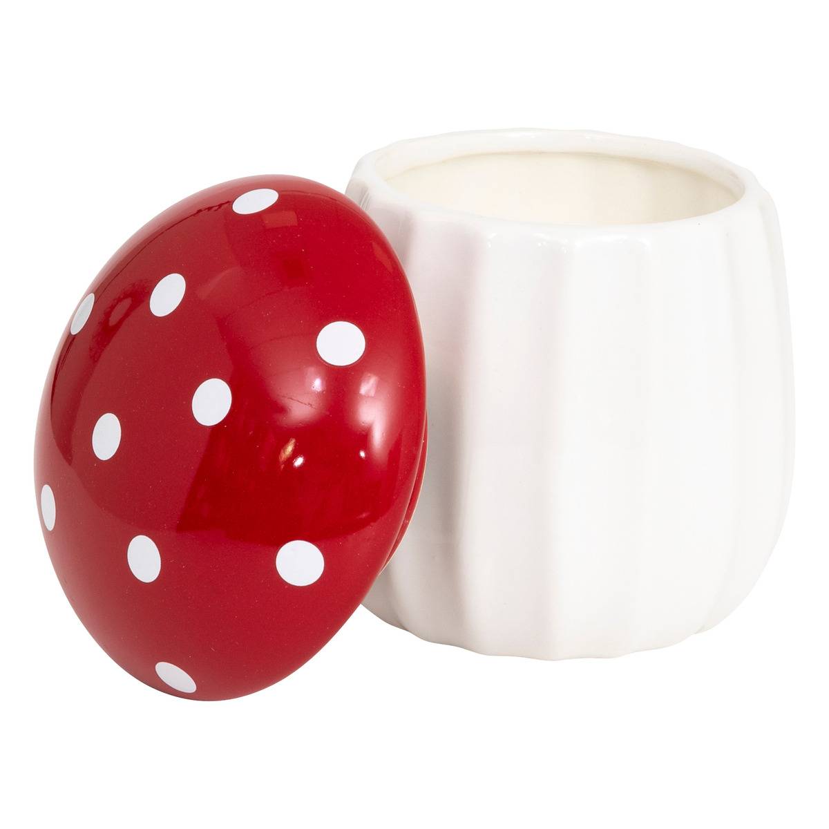 Bougie parfumée champignon céramique 150 g, FEERIC LIGHTS & CHRISTMAS