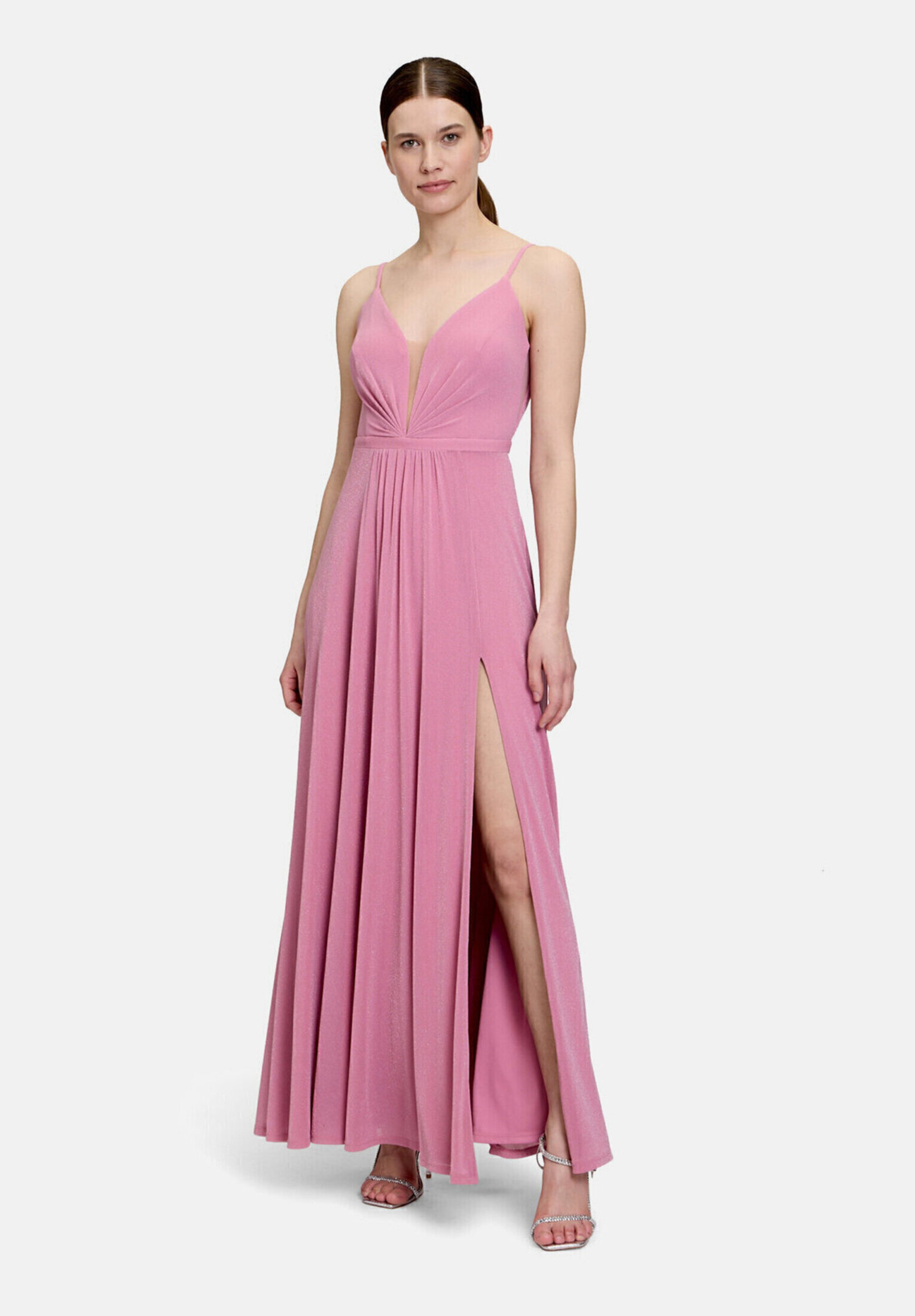 Robe de soirée à fils de fil textile, VERA MONT