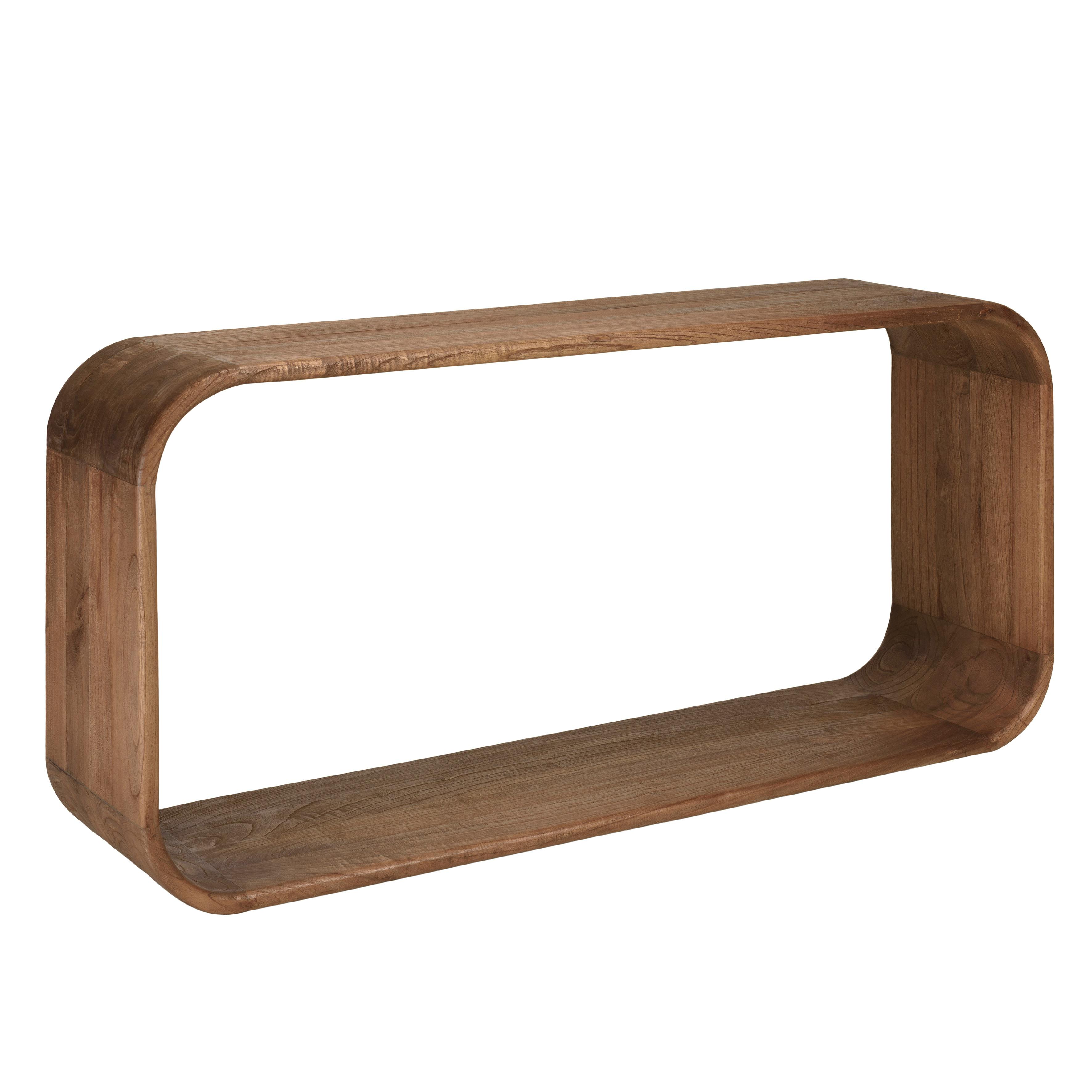 Console design arrondi en bois de mindi ARCUS, PIER IMPORT