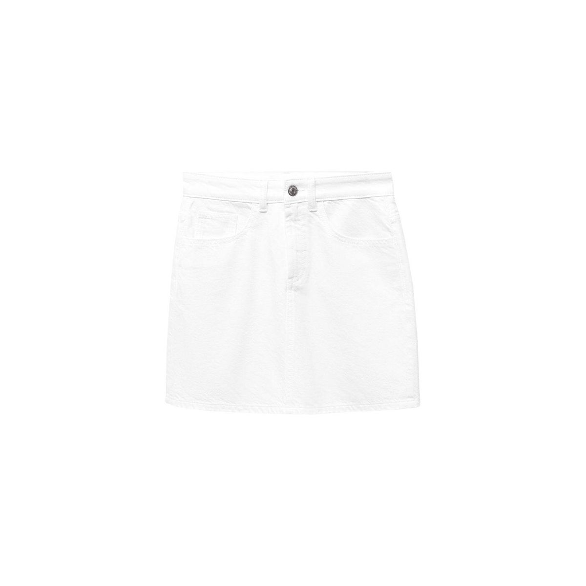 Jupe en jean blanche mango La Redoute